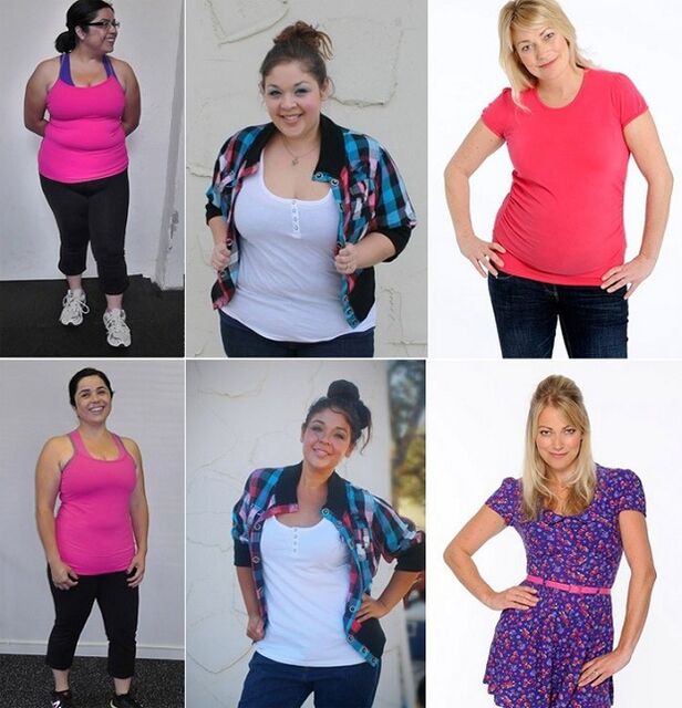 φωτογραφίες πριν και μετά την απώλεια βάρους στη δίαιτα Maggi